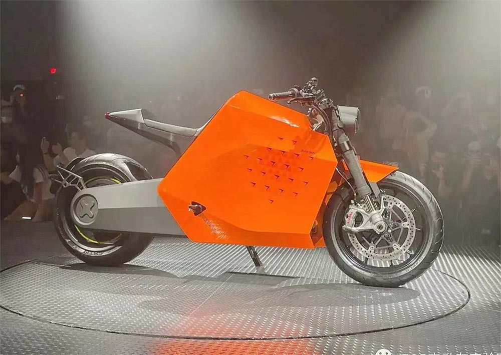 Davinci Motor’s DC100 High-Performance Electric Motorcycle Debuts in China #chicomnews