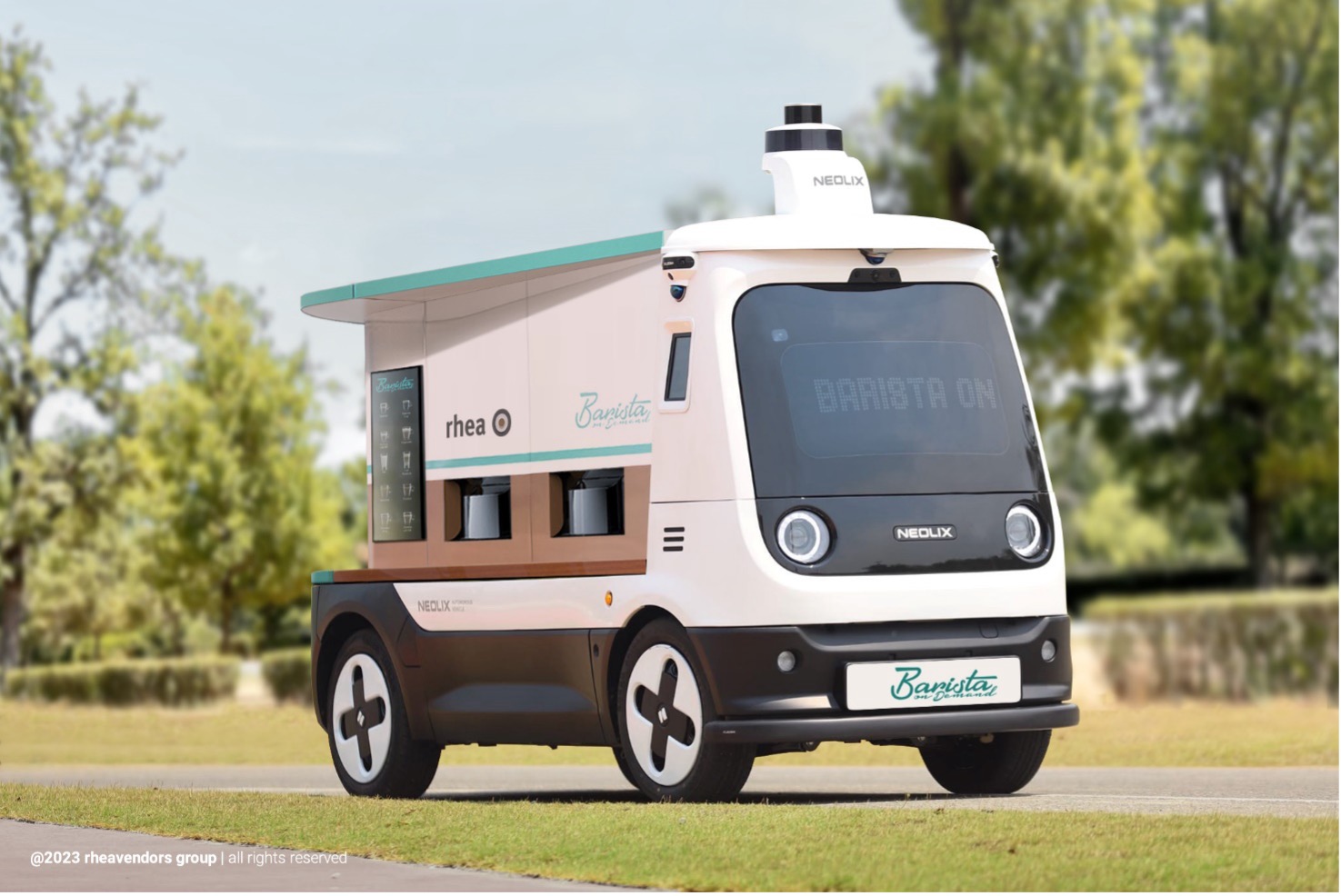 Italian vending machine company Rhea partners with Chinese robo-delivery firm Neolix to debut self-driving coffee vehicle · TechNode #chicomnews